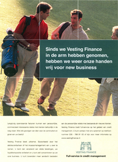 Vesting Finance ad